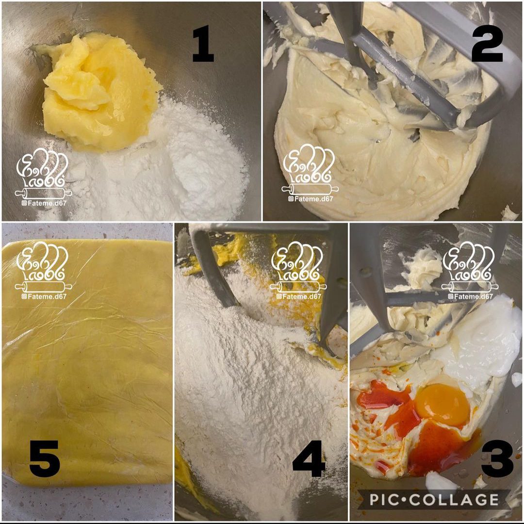 مراحل پخت نان چرخی قزوین